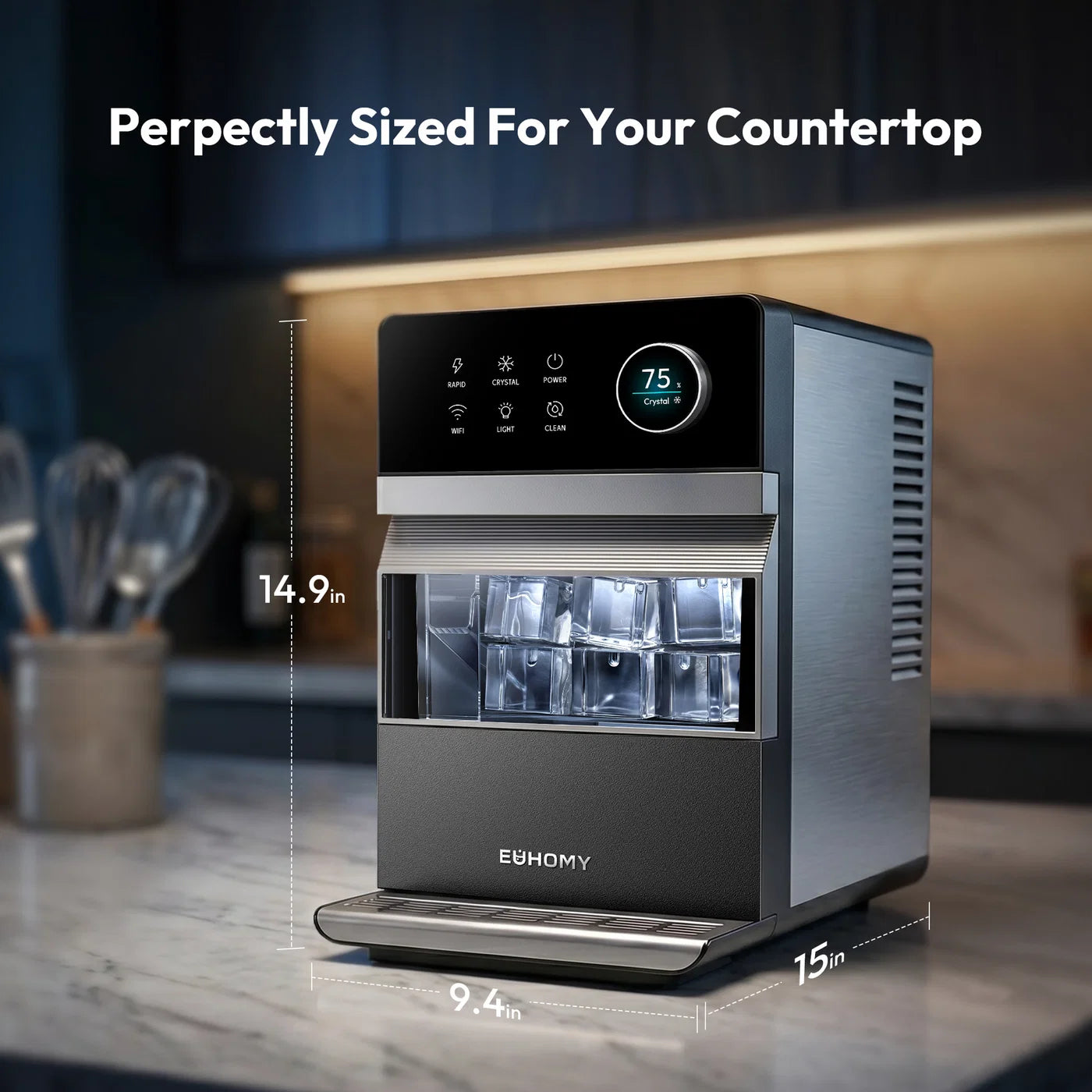 Euhomy Rock Plus Square Ice Maker