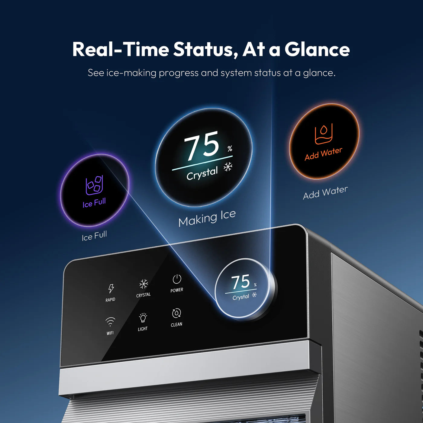 Euhomy Rock Plus Square Ice Maker