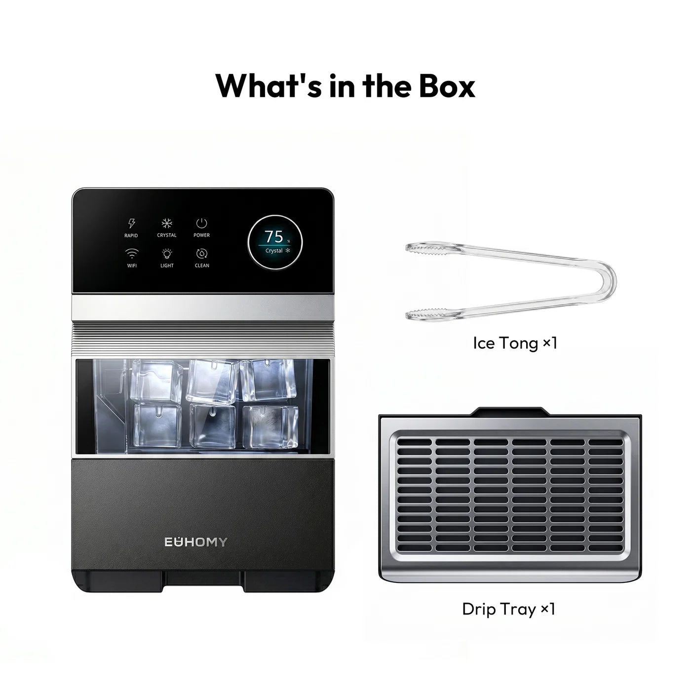 Euhomy Rock Plus Square Ice Maker