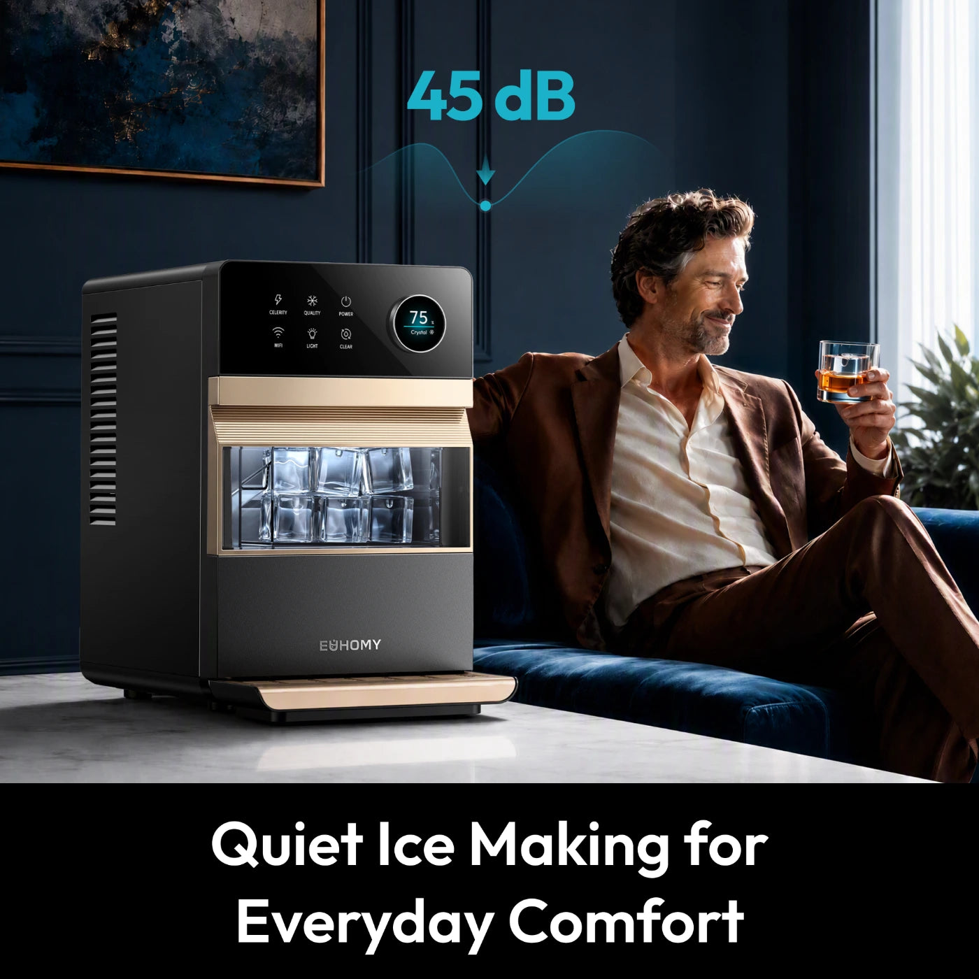 Euhomy Rock Plus Square Ice Maker